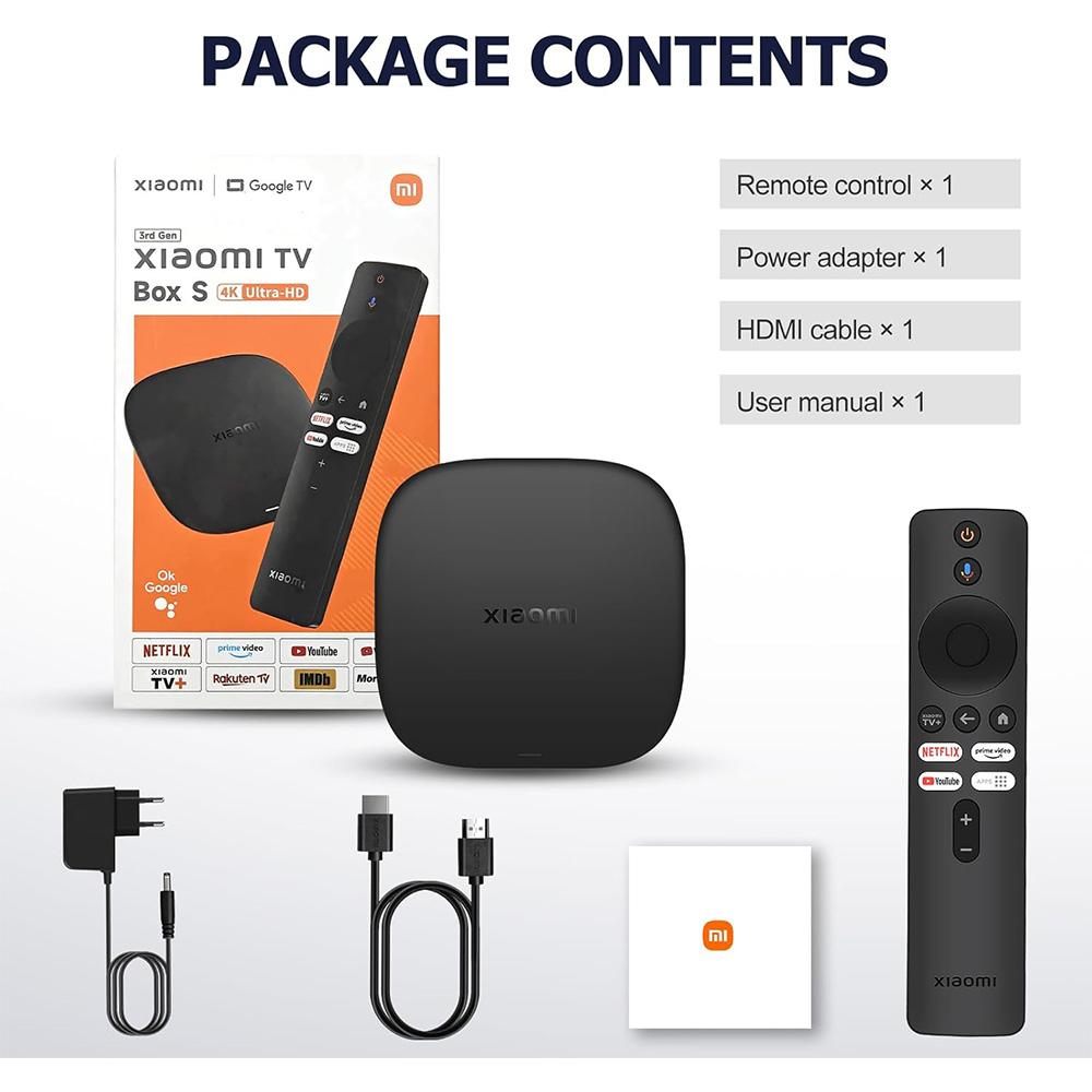 Xiaomi TV Box S 4k 3rd Gen
