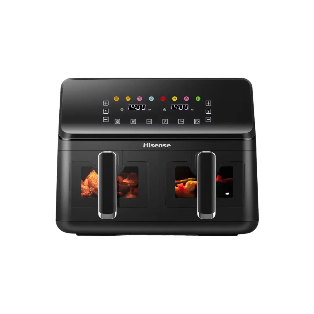 Friteuse à air Hisense 8L 2700W à Double Paniers (H08BK2S1)