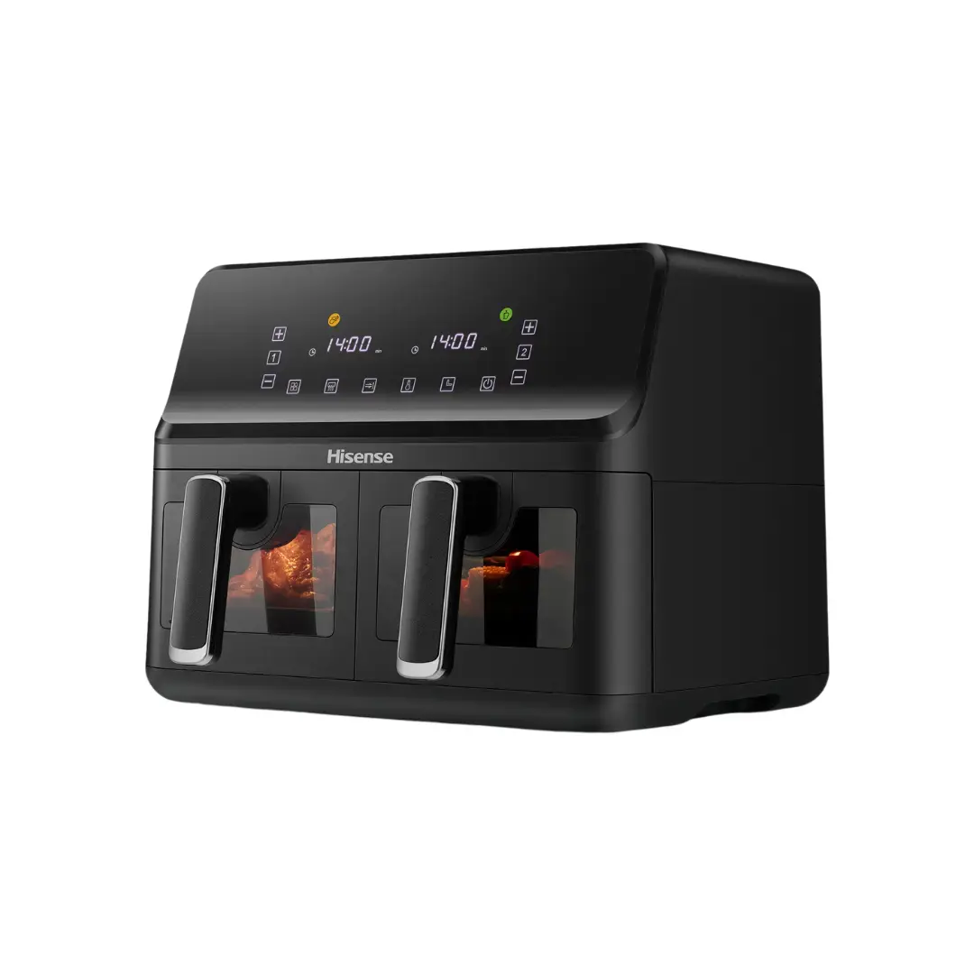 Friteuse à air Hisense 8L 2700W à Double Paniers (H08BK2S1)