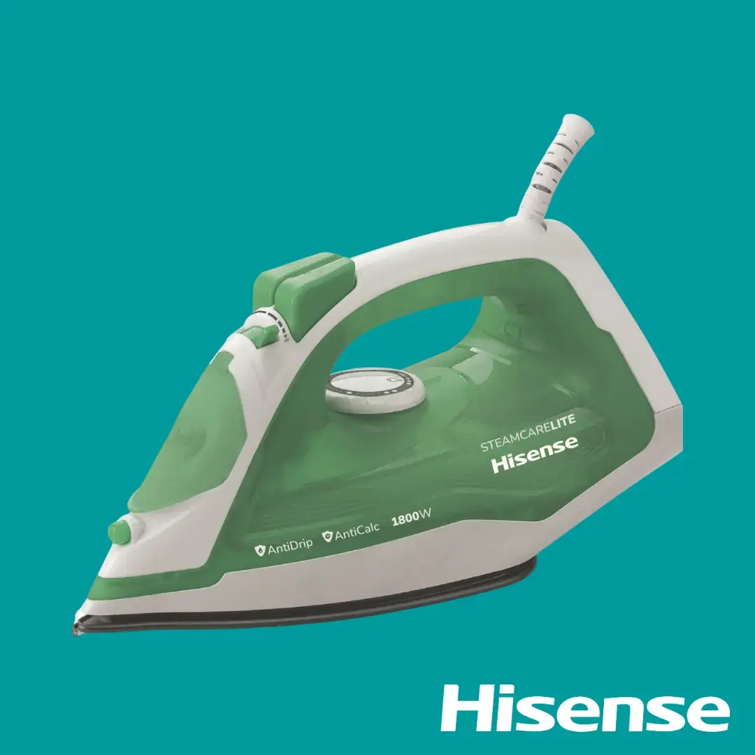 Fer à repasser à vapeur Hisense 1800W (HSIH1800GRT)