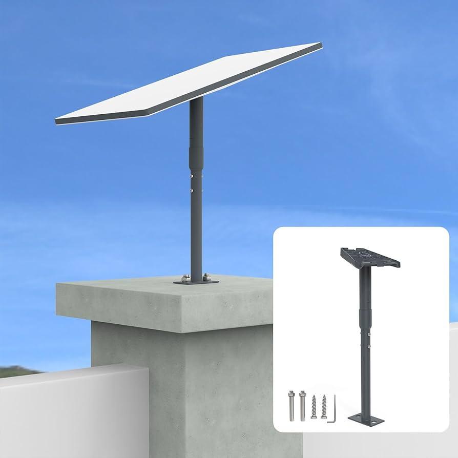 Support sur Tuyau Starlink Gen 3, Kit de Montage d'adaptateur de Montage sur Poteau , Gris