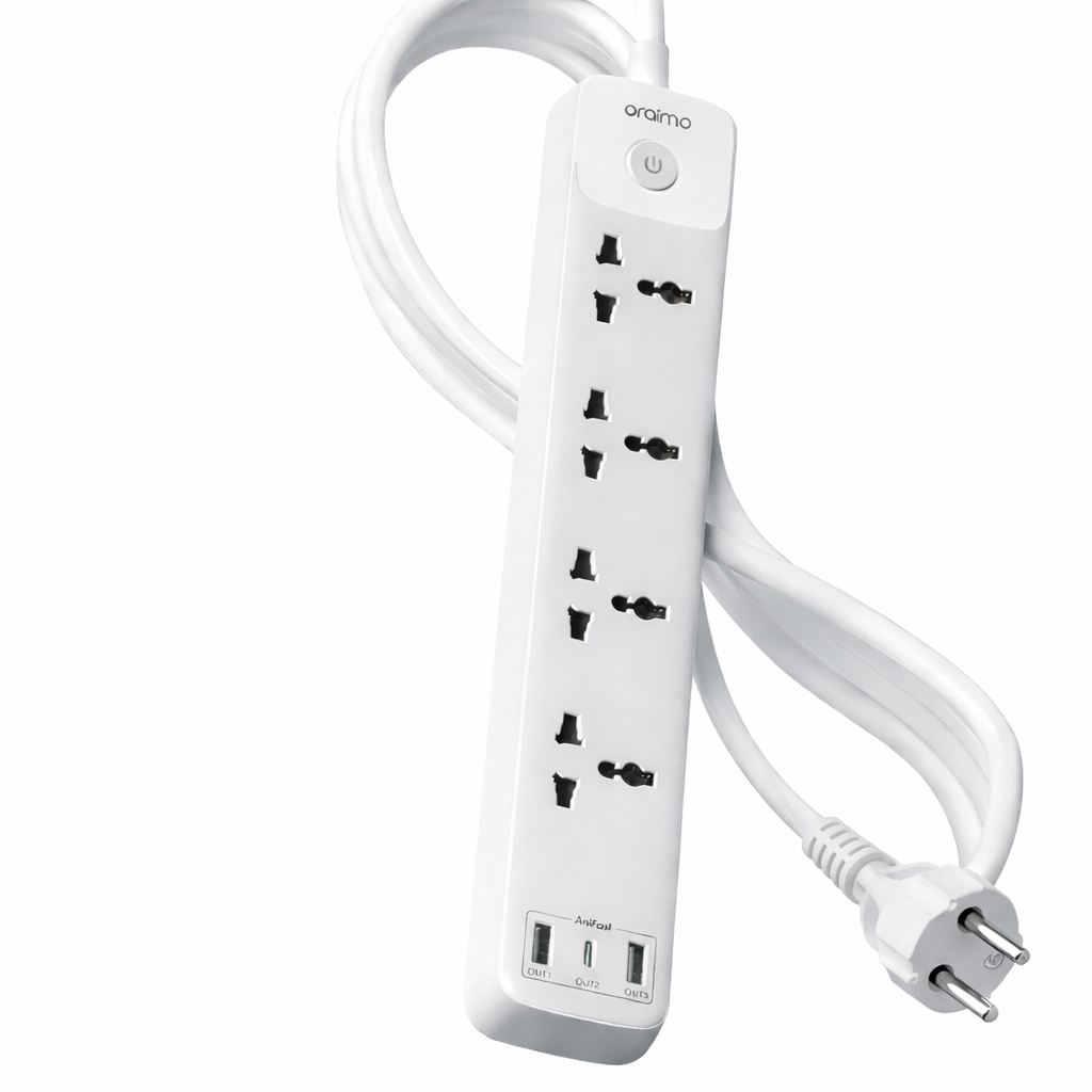 Multiprise Oraimo PowerHub C 2M 4-AC 3-USB