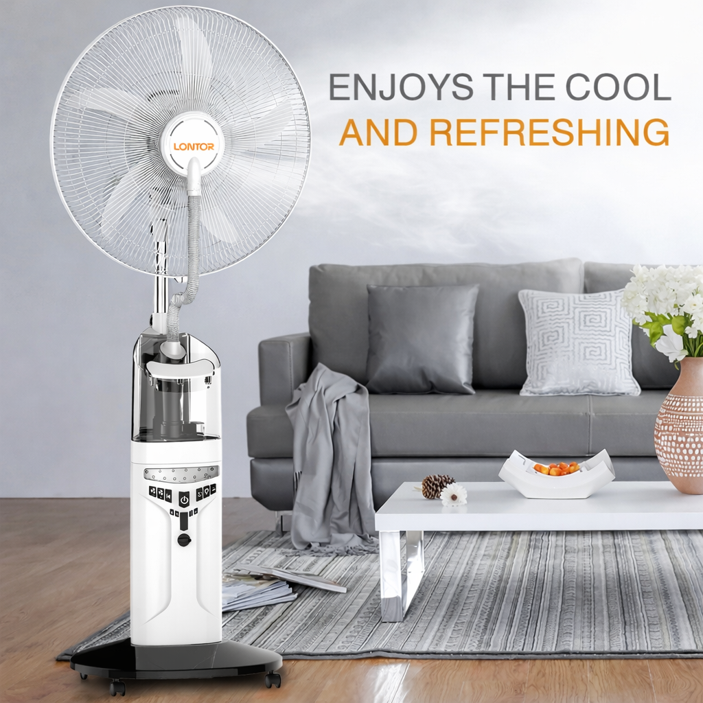 VENTILATEUR BRUMISATEUR RECHARGEABLE CTL-CF046R