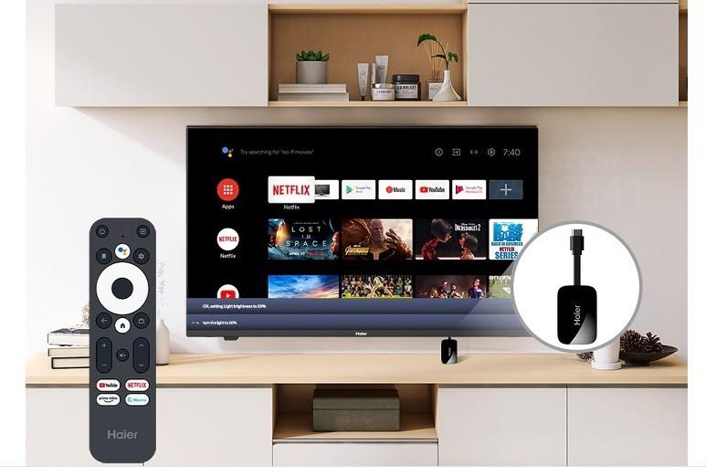 Boîtier Androïde Haier Dongle Matrix HTS-A01B / BOX TV